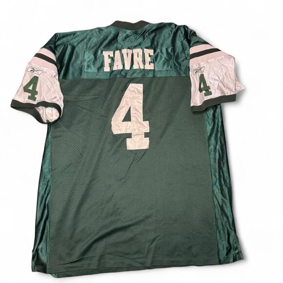 New York Jets 2008 #4 Brett Favre Authentic Vintage Reebok official jersey Sz 60 - Picture 5 of 5